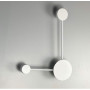 Зображення Мінімалістичне бра на 2 плафони в білому каркасі ИМ Light-Deco 1 