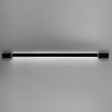 Сучасні лінійні бра в чорному кольорі корпусу 105 см