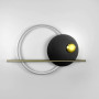 Зображення Бра у сучасному чорно-латунному корпусі 95х60 см ИМ Light-Deco 1 