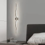 Зображення Чорне видовжене хвилеподібне бра 100 см 4000K ИМ Light-Deco 6 
