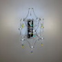 Зображення Срібне бра із переливчастим кришталем 55х30х35 см ИМ Light-Deco 1 