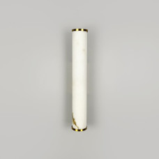 Стильне бра з імітацією мармуру з латунним корпусом Ø6х40 см