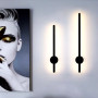 Зображення Видовжене світлодіодне чорне бра 80 см ИМ Light-Deco 6 