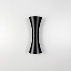 Чорне бра з двостороннім світлом 26х10 см