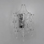 Изображение Срібне бра із прозорим кришталем 57х30х35 см ИМ Light-Deco 3 