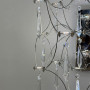 Изображение Срібне бра із прозорим кришталем 57х30х35 см ИМ Light-Deco 5 