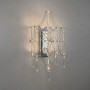 Изображение Срібне бра із прозорим кришталем 57х30х35 см ИМ Light-Deco 