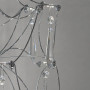 Изображение Срібне бра із прозорим кришталем 57х30х35 см ИМ Light-Deco 2 
