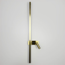 Настінний світильник світлодіодний Light House LNF-17518/2 R AB 22W+4W 120см латунь праворуч спот з 2-ма вимикачами