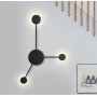 Зображення Бра з рухливими плафонами в корпусі чорного кольору ИМ Light-Deco 3 