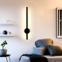 Зображення Видовжене світлодіодне чорне бра 60 см ИМ Light-Deco 6 