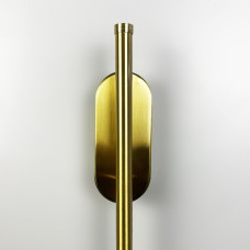 Сучасне лінійне бра в латунному корпусі 80 см