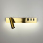 Зображення Латунне бра з поворотним спотом зліва + розʼєм USB ИМ Light-Deco 4 