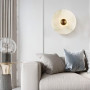 Зображення Бра із мармуру сіро-білого кольору Ø 20 см ИМ Light-Deco 6 
