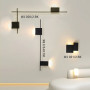 Зображення Чорне компактне бра 22х27 см ИМ Light-Deco 6 