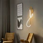 Зображення Настінний світильник світлодіодний Бра Light House LNF-17396 28W 80 см золото з гнучким неоном ИМ Light-Deco 6 