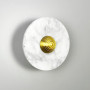 Зображення Бра із мармуру сіро-білого кольору Ø 20 см ИМ Light-Deco 5 