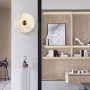 Зображення Бра із мармуру сіро-білого кольору Ø 20 см ИМ Light-Deco 3 