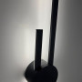 Зображення Видовжене подвійне світлодіодне чорне бра 60 см ИМ Light-Deco 2 