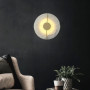 Изображение Неймовірне бра з білим мармуром у латунному каркасі ИМ Light-Deco 4 