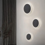 Зображення Бра у чорному корпусі Ø 18 см із нейтральним світлом ИМ Light-Deco 6 