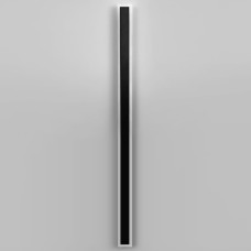 Сучасні лінійні бра в чорному корпусі 120 см