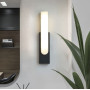 Зображення Бра з унікальним мармуровим плафоном у чорному корпусі ИМ Light-Deco 