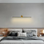 Зображення Чорне видовжене бра із латунною фурнітурою 57 см ИМ Light-Deco 7 