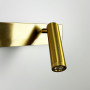 Зображення Латунне бра з поворотним спотом справа + розʼєм USB ИМ Light-Deco 1 
