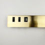 Зображення Латунне бра з поворотним спотом справа + розʼєм USB ИМ Light-Deco 3 