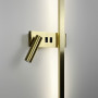 Зображення Настінний світильник світлодіодний Light House LNF-17518/2 L AB 22W+4W 120см латунь зліва спот з 2-ма вимикачами ИМ Light-Deco 5 