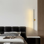Зображення Чорне видовжене бра із латунною фурнітурою 57 см ИМ Light-Deco 5 