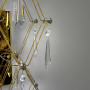 Зображення Золоте структурне бра із прозорим кришталем 54х26х26 см ИМ Light-Deco 4 