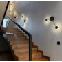 Зображення Мінімалістичне бра на 2 плафони чорного кольору ИМ Light-Deco 3 