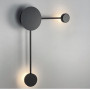Зображення Мінімалістичне бра на 2 плафони чорного кольору ИМ Light-Deco 2 