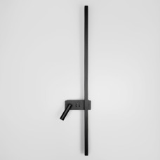 Настінний світильник світлодіодний Бра Light House LNF-17518/2 L BK 22W+4W 120см чорний спот зліва з 2-ма вимикачами