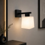 Зображення Бра MSK Electric Sakura светильник настенный под лампу Е27 черная NL 16510-1 BK ИМ Light-Deco 4 