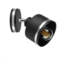 Настінно-стельовий світильник спот Light House SRS-16083/1 чорний