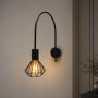 Зображення Светильник настенный MSK Electric Diadem бра под лампу Е27 из металла NL 221549 BK ИМ Light-Deco 3 