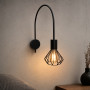 Зображення Светильник настенный MSK Electric Diadem бра под лампу Е27 из металла NL 221549 BK ИМ Light-Deco 4 