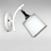 Світильник настінний Бра SVET SR-N3498/1W WT+CH L210*W110*H150 білий + хром