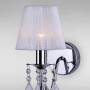 Зображення Бра настінне з білим абажуром Light House LS-11489WH-1 WH WHITE хром ИМ Light-Deco 1 