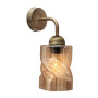 Зображення Світильник настінний MSK Electric Tornado бра під лампу E27 колір бронза PL 202405 BN ИМ Light-Deco 