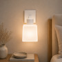Зображення Бра MSK Electric Sakura светильник настенный под лампу Е27 белая NL 16510-1 WH ИМ Light-Deco 5 