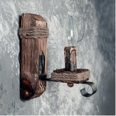 Бра дерев'яні свічки Light House SRS-14095/1W коричневе