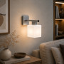 Зображення Бра MSK Electric Sakura светильник настенный под лампу Е27 серебро NL 16510-1 SL ИМ Light-Deco 5 
