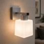 Зображення Бра MSK Electric Sakura светильник настенный под лампу Е27 серебро NL 16510-1 SL ИМ Light-Deco 7 