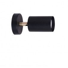 Настенный светильник Chime GU10 W90 Black Черный (1545)