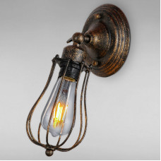 Бра настенное Light House LS-16323-1 BK GD черный с золотом