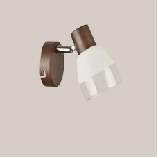 Бра настенное Light House SH-15402/1 SKFG+CR E14 коричневое